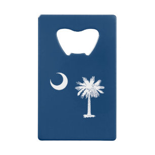 Staatsflagge von South Carolina Geldbeutel Flaschenöffner