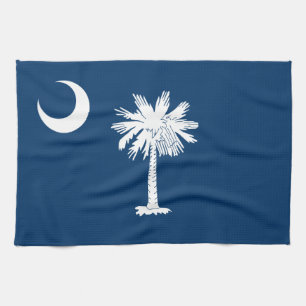 Staatsflagge von South Carolina Geschirrtuch
