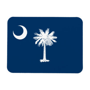 Staatsflagge von South Carolina Magnet