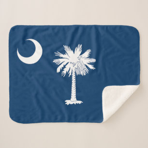 Staatsflagge von South Carolina Sherpadecke