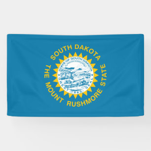 Staatsflagge von South Dakota Banner
