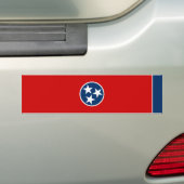 Staatsflagge von Tennessee Autoaufkleber (Auf Auto)