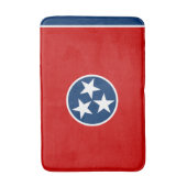 Staatsflagge von Tennessee Badematte (Vorderseite Vertikal)