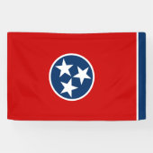 Staatsflagge von Tennessee Banner (Horizontal)