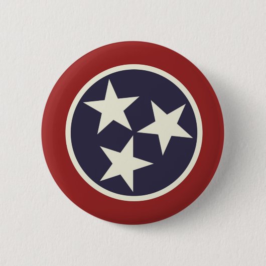 Staatsflagge von Tennessee Button (Vorderseite)