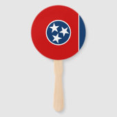 Staatsflagge von Tennessee Fächer (Rückseite)