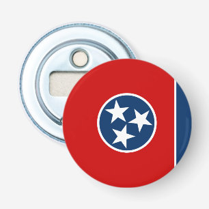 Staatsflagge von Tennessee Flaschenöffner