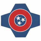 Staatsflagge von Tennessee Fußball (Flach)