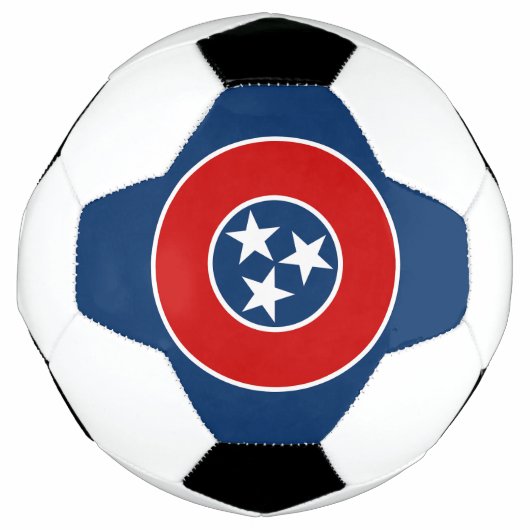 Staatsflagge von Tennessee Fußball (Vorderseite)