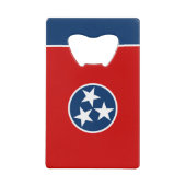 Staatsflagge von Tennessee Geldbeutel Flaschenöffner (Vorderseite)