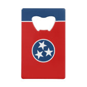 Staatsflagge von Tennessee Geldbeutel Flaschenöffner (Rückseite)