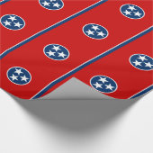Staatsflagge von Tennessee Geschenkpapier (Ecke)