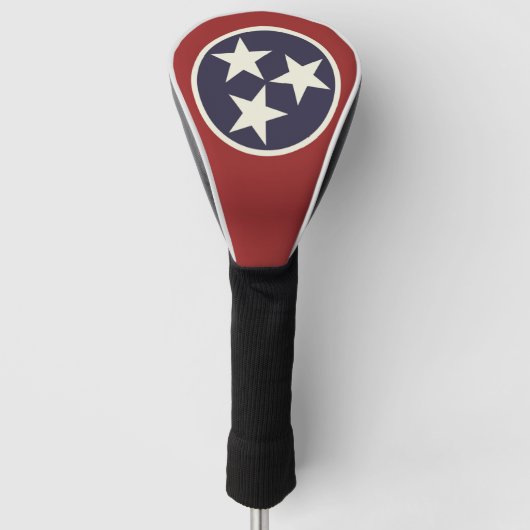 Staatsflagge von Tennessee Golf Headcover (Vorderseite)