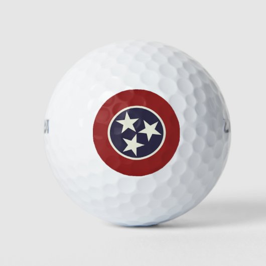 Staatsflagge von Tennessee Golfball (Vorderseite)
