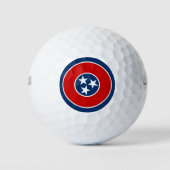 Staatsflagge von Tennessee Golfball (Vorderseite)