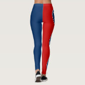 Staatsflagge von Tennessee Leggings (Rückseite)