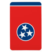 Staatsflagge von Tennessee Magnet (Vertikal)