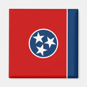 Staatsflagge von Tennessee Magnet