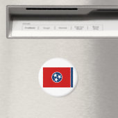Staatsflagge von Tennessee Magnet (In Situ (Geschirrspüler))