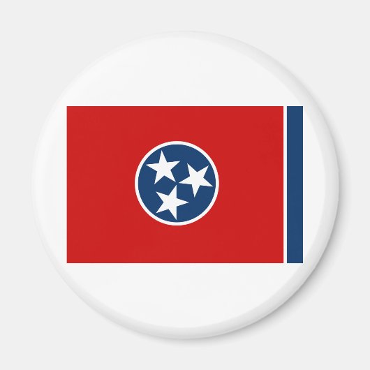 Staatsflagge von Tennessee Magnet (Vorne)