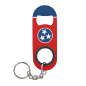 Staatsflagge von Tennessee Mini Flaschenöffner (Vorderseite)