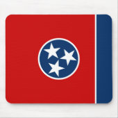 Staatsflagge von Tennessee Mousepad (Vorne)