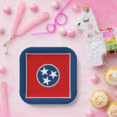 Staatsflagge von Tennessee Pappteller (Party)