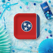 Staatsflagge von Tennessee Pappteller (Party)