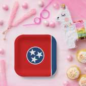 Staatsflagge von Tennessee Pappteller (Party)