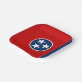 Staatsflagge von Tennessee Pappteller (Gewinkelt)
