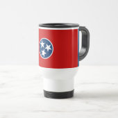Staatsflagge von Tennessee Reisebecher (VorderseiteRechts)
