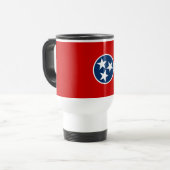 Staatsflagge von Tennessee Reisebecher (Vorderseite Links)