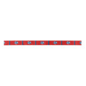 Staatsflagge von Tennessee Satinband (Vorderseite)