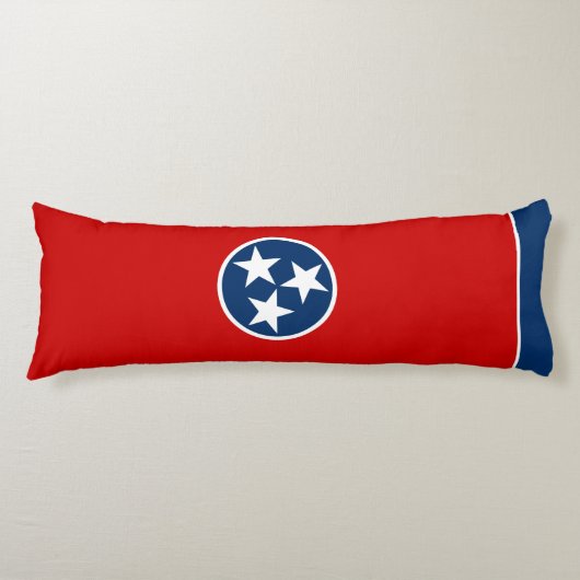 Staatsflagge von Tennessee Seitenschläferkissen (Vorderseite)