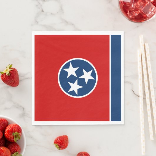 Staatsflagge von Tennessee Serviette (Beispiel)