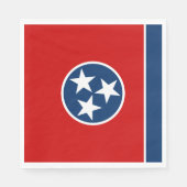Staatsflagge von Tennessee Serviette (Vorderseite)