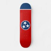 Staatsflagge von Tennessee Skateboard (Vorderseite)