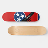 Staatsflagge von Tennessee Skateboard (Horizontal)