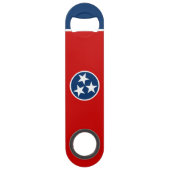 Staatsflagge von Tennessee Speed Flaschenöffner (Rückseite)
