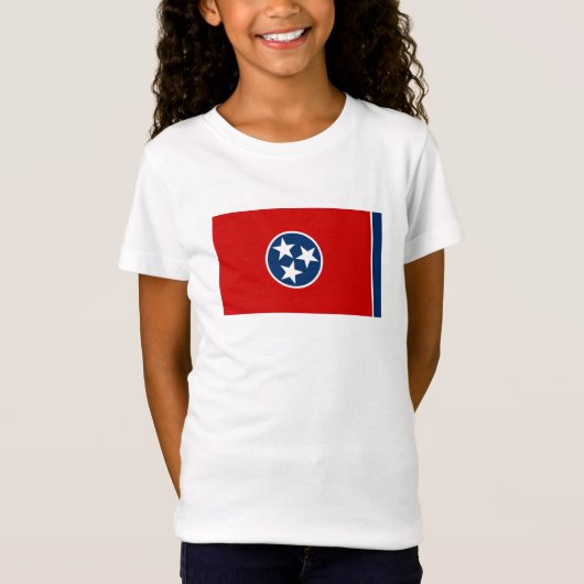 Staatsflagge von Tennessee T-Shirt (Vorderseite)