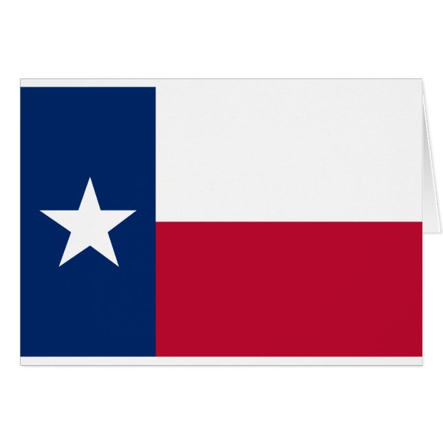 Staatsflagge von Texas (Vorderseite (Horizontal))