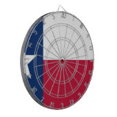 Staatsflagge von Texas Dartscheibe (Vorderseite Links)