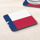 Staatsflagge von Texas Getränkeuntersetzer (Linke Seite)