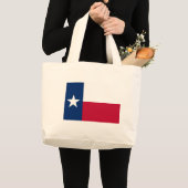 Staatsflagge von Texas Jumbo Stoffbeutel (Vorderseite (Produkt))