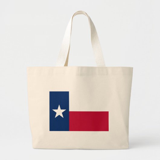 Staatsflagge von Texas Jumbo Stoffbeutel (Vorne)