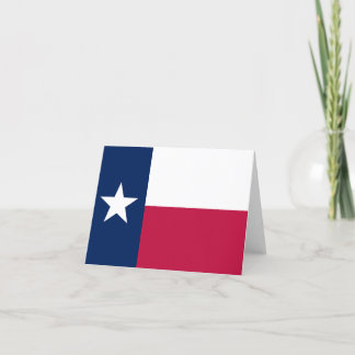 Staatsflagge von Texas Karte