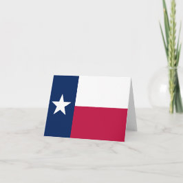 Staatsflagge von Texas Karte