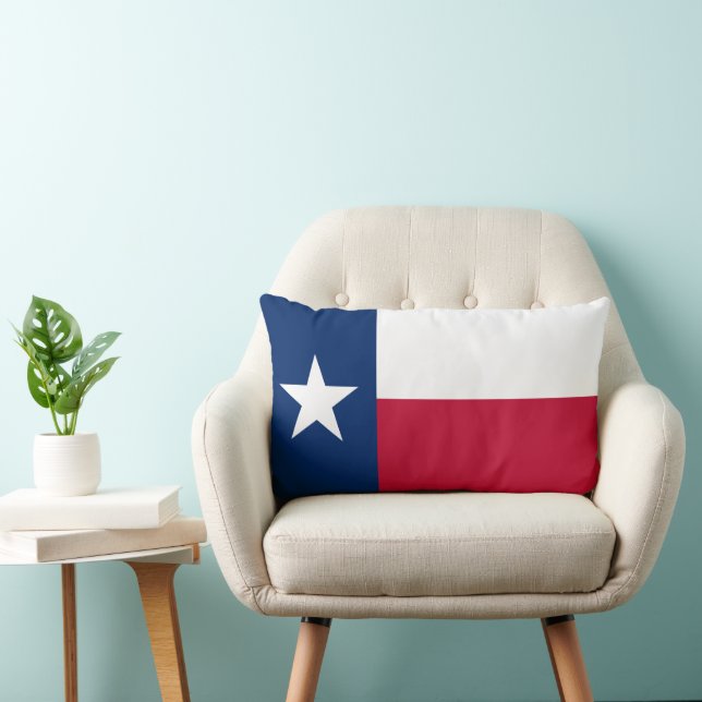 Staatsflagge von Texas Lendenkissen (Stuhl )
