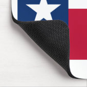 Staatsflagge von Texas Mousepad (Ecke)