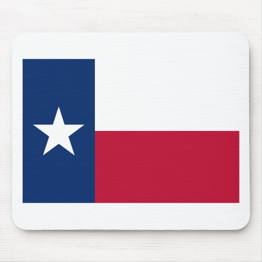 Staatsflagge von Texas Mousepad (Vorne)